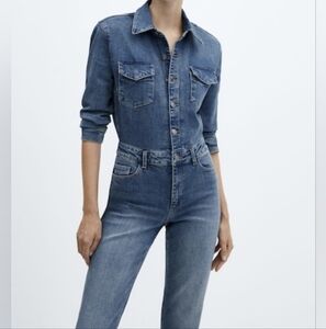 Mango Judith Jumpsuit Sz M Nwt